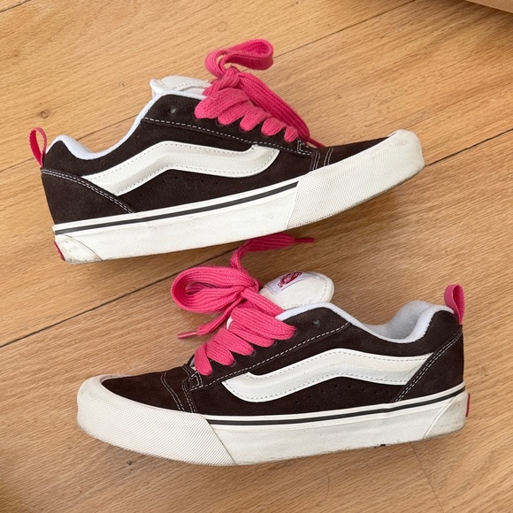 Vans Knu Skool Retro Color Brown/True White Sneakers - Picture 6 of 9